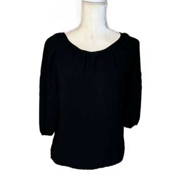 ⭐️3 For $25 LOFT Black Blouse - Picture 1 of 7